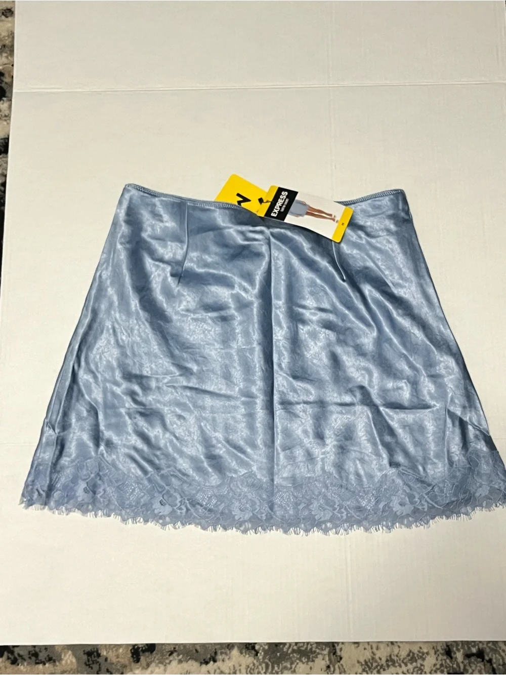 Express Skirt with Lace Trim